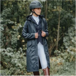 2022 Mountain Horse Mindy Rain Coat 334501 - Black Colour Black -Ariat Shop 331812 BL 1.700x700