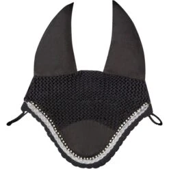 2022 Weatherbeeta Prime Bling Ear Bonnet 1002757 - Black Colour Full