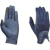 2022 Dublin Pull On Glitter Mesh Back Riding Gloves 1002962007 - Navy