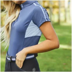 2022 Dublin Womens Blaze 1/4 Zip Short Sleeve Tech Training Top 1004076061 - Navy -Ariat Shop 3973 202220Dublin20Womens20Blaze201420Zip20Short20Sleeve20Tech20Training20Top20Navy206.700x700