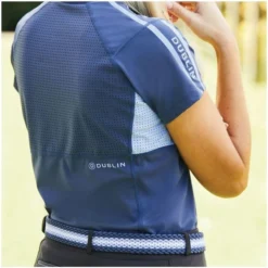 2022 Dublin Womens Blaze 1/4 Zip Short Sleeve Tech Training Top 1004076061 - Navy -Ariat Shop 3973 202220Dublin20Womens20Blaze201420Zip20Short20Sleeve20Tech20Training20Top20Navy207.700x700