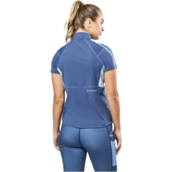 2022 Dublin Womens Blaze 1/4 Zip Short Sleeve Tech Training Top 1004076061 - Navy -Ariat Shop 3973 202220Dublin20Womens20Blaze201420Zip20Short20Sleeve20Tech20Training20Top20Navy 5.700x700