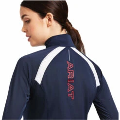 Ariat Womens Sunstopper 2.0 1/4 Zip Baselayer 10030429 - Team Colour Team -Ariat Shop 4121 Ariat20Womens20Sunstopper20Zip20Baselayer201003918420 20Team204.700x700