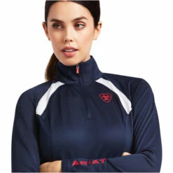 Ariat Womens Sunstopper 2.0 1/4 Zip Baselayer 10030429 - Team Colour Team -Ariat Shop 4121 Ariat20Womens20Sunstopper20Zip20Baselayer201003918420 20Team205.700x700