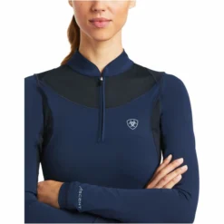 2022 Ariat Womens Ascent 1/4 Zip Long Sleeve Baselayer 10039198 - Navy -Ariat Shop 4126 202220Ariat20Womens20Ascent201420Zip20Long20Sleeve20Baselayer201003919820 20Navy 3.700x700
