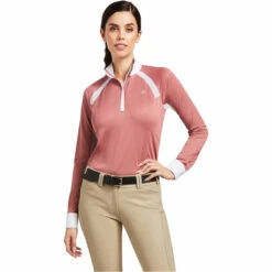 2022 Ariat Womens Sunstopper Pro 2.0 Show Shirt 10039346 - Antique Rubia / Jonathon