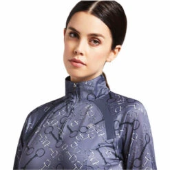 Ariat Womens Sunstopper 2.0 1/4 Zip Baselayer 10030429 - Char Bit Colour Char Bit -Ariat Shop 4142 4142 4.700x700