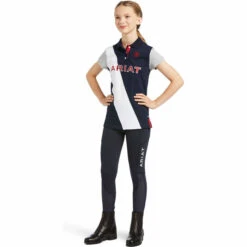2022 Ariat Junior Taryn Short Sleeve Polo 10039376 - Team -Ariat Shop 4145 4145 3.700x700