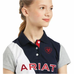 2022 Ariat Junior Taryn Short Sleeve Polo 10039376 - Team -Ariat Shop 4145 4145 4.700x700