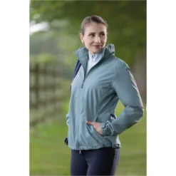 2022 HKM Womens Rainy Day Rain Jacket 12731 - Sage -Ariat Shop 4307 12731 5412 1.700x700