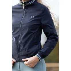 2022 HKM Womens Monaco Style Reversible Blouson 13135 - Dark Blue / Sage -Ariat Shop 4310 13135 6955 4.700x700