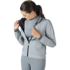 2022 HKM Womens Monaco Style Reversible Blouson 13135 - Dark Blue / Sage -Ariat Shop 4310 HKM Womens Monaco Style Reversible Blouson 13135 Dark Blue 5.700x700