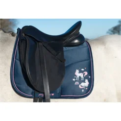 2022 HKM Pony Dream Saddle Cloth 13289 - Deep Blue -Ariat Shop 4322 13289 6900 1.700x700