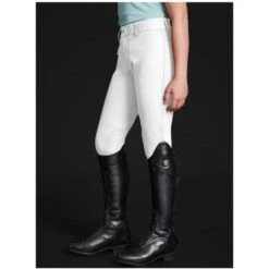 2022 Mountain Horse Junior Crown Breech 053380200ag - White -Ariat Shop 4345 crown breeches white jr side20copy.700x700