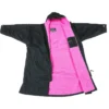 2021 Dryrobe Advance Long Sleeve Premium Outdoor Change Robe LSDABB - Black / Pink Colour Black/Pink