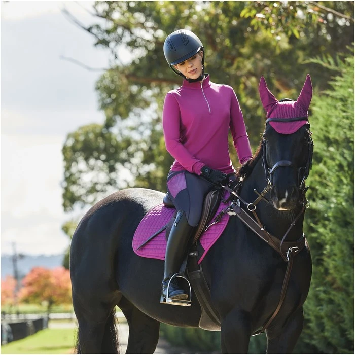 2023 Weatherbeeta Prime All Purpose Saddle Pad 1000746 - Red Violet Colour Red Violet 2 2023 Weatherbeeta Prime All Purpose Saddle Pad 1000746 - Red Violet Colour Red Violet - Image 2