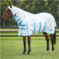 2022 Weatherbeeta Sweet Itch Shield Combo Neck Fly Rug With FREE Fly Mask Bundle WFRFM4 - Blue / White -Ariat Shop 4662 2500 202220Weatherbeeta20Sweet20Itch20Shield20Combo20Neck20100620920 20White20Blue2010062092044.2000x20001.700x700