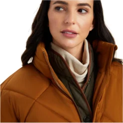 2022 Ariat Womens Adena Insulated Jacket 10041259 - Chestnut -Ariat Shop 4727 F22 WMS ENGL 10041259 detail02.700x700
