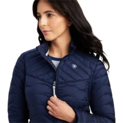 2022 Ariat Womens Ideal Down Jacket 10041381 - Navy Eclipse -Ariat Shop 4756 F22 WMS ENGL 10041381 detail01.700x700