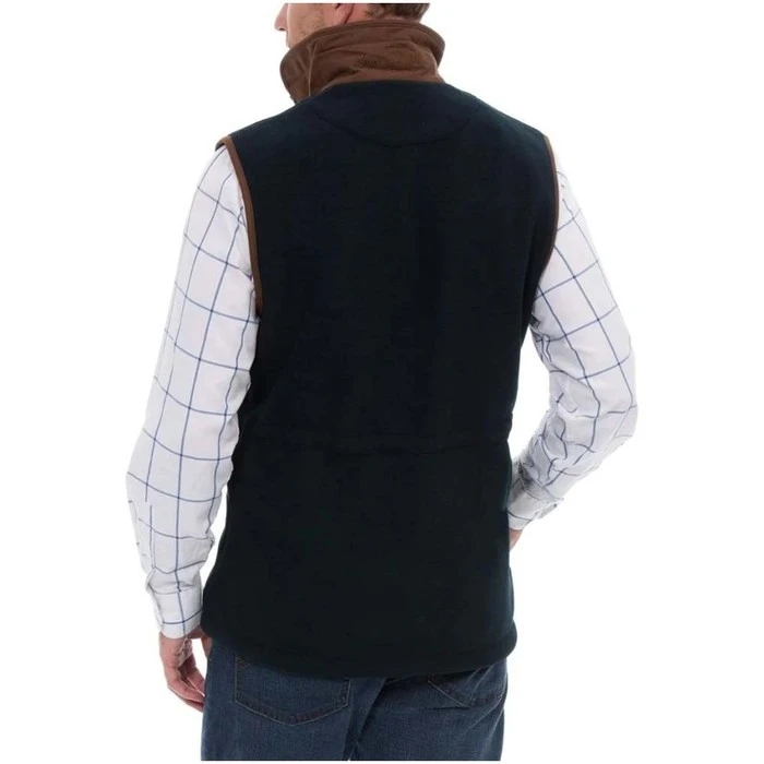 2022 Alan Paine Mens Aylsham Fleece Gilet AYLGWCT - Navy 3 2022 Alan Paine Mens Aylsham Fleece Gilet AYLGWCT - Navy - Image 3