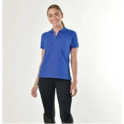 2022 Dublin Womens Lily Cap Sleeve Polo Top 1000385 - Cobalt Colour Cobalt -Ariat Shop 4952 5f7accd5391f872a59467699504944ba.700x700