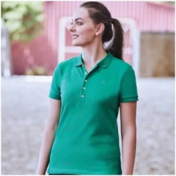 2022 Dublin Womens Lily Cap Sleeve Polo Top 1000385 - Emerald Colour Emerald -Ariat Shop 4953 6586c9670f46e813b6b62b1552c848fb.700x700