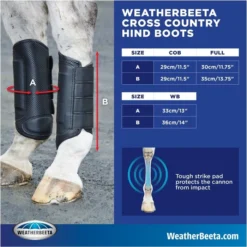 Weatherbeeta Cross Country Boots Hind - Black -Ariat Shop 50d7fddf290c5df1f21339b2a657a14d.700x700
