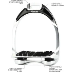 2022 Flex-on Aluminium Ultra Grip Stirrups A21PUG2105 - Aluminium Colour Aluminium -Ariat Shop 5239 Aluminium20Ultra20Grip20Stirrups.700x700