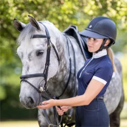 2022 Charles Owen SP8 Plus Leather Look Sparkly Helmet SP8PLUS2022 - Navy Colour Navy -Ariat Shop 5466 202220Charles20Owen20SP820Leather20Look20Sparkly20Helmet20 NNsllsp8PLUS65820 20Navy20Lifestyle202.700x700