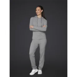 2023 Mountain Horse Active Stripe Trousers 53480142 - Grey Melange -Ariat Shop 5757 active20srtipe hoodie pants2.700x700