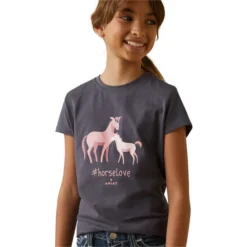 2023 Ariat Junior Cuteness T-Shirt 10043741 - Periscope -Ariat Shop 5848 202320Ariat20Junior20Cuteness20T Shirt201004374120 20Periscope20Close20Up201.700x700