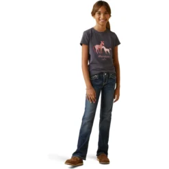 2023 Ariat Junior Cuteness T-Shirt 10043741 - Periscope -Ariat Shop 5848 202320Ariat20Junior20Cuteness20T Shirt201004374120 20Periscope20Front.700x700