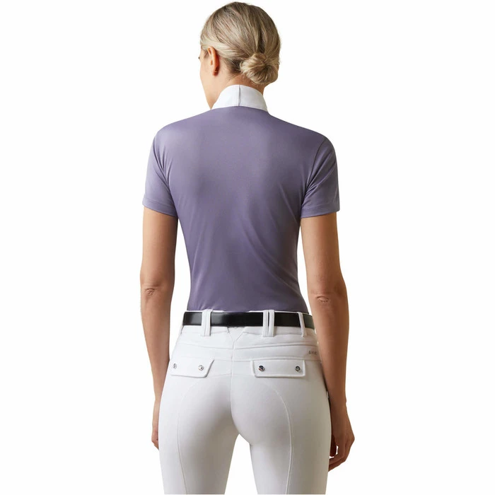 2023 Ariat Womens Aptos Show Shirt 10043499 - Dusky Granite 2 2023 Ariat Womens Aptos Show Shirt 10043499 - Dusky Granite - Image 2
