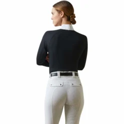 2023 Ariat Womens Sunstopper Pro 2.0 Show Shirt 10043603 - Show Navy / Ashton -Ariat Shop 5878 10043603 back.700x700