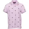 2023 Dublin Junior Elyse Short Sleeve Polo Shirt 10184330 - Orchid Pink Colour Orchid Pink