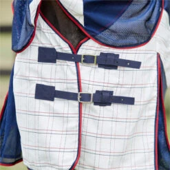 2023 Weatherbeeta Breeze With Surcingle IV Combo Neck 10183790 - White / Navy / Red Colour White / Navy / Red -Ariat Shop 6035 202320Weatherbeeta20Breeze20Fly20Rug2020Free20Fly20Mask20Bundle20WFRFM120 20White2020Navy2033.700x700