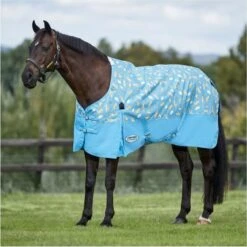 2023 Weatherbeeta Comfitec Essential Standard Neck Lite Turnout With FREE Headcollar - Seahorse Print -Ariat Shop 6125 fabc5603d731683ad41002585e4d0dc4 15.2000x2000.700x700