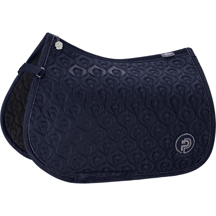 2023 Eskadron Highgloss Peacock Saddle Cloth 214731 544 - Navy Colour Navy 2 2023 Eskadron Highgloss Peacock Saddle Cloth 214731 544 - Navy Colour Navy - Image 2
