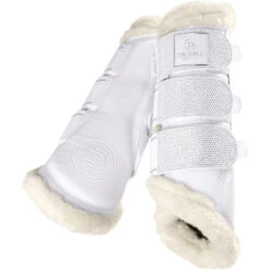 2023 Eskadron Glossy Crystal Saddle Cloth & Mesh Evo-Wool Tendon Boots Bundle 218131555131 - White -Ariat Shop 6326 6292 esk 555131 663 10 f.2000x2000.700x700