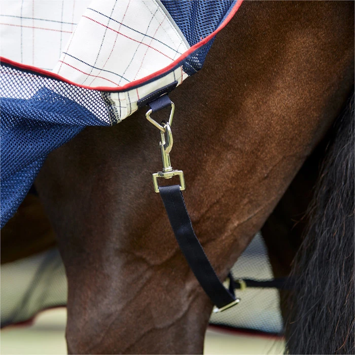2023 Weatherbeeta Breeze Fly Rug With FREE Fly Mask WFRFM1 - White / Navy 5 2023 Weatherbeeta Breeze Fly Rug With FREE Fly Mask WFRFM1 - White / Navy - Image 5