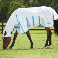 2023 Weatherbeeta Sweet Itch Shield Fly Rug With FREE Fly Mask WFRFM3 - White / Blue / Navy -Ariat Shop 6372 202220Weatherbeeta20Sweet20Itch20Shield20Combo20Neck20100620920 20White2020Blue2010062092033.700x700