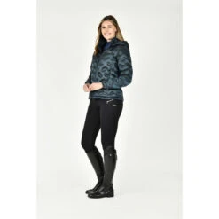 2023 Weatherbeeta Womens Georgia Puffer Jacket 102159 - Pine -Ariat Shop 6419 1021590000 PINE WB Georgia Puffer Jacket Side2 Image Null Hero.700x700