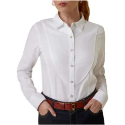 2023 Ariat Womens Muir Long Sleeve Blouse 10046372 - White -Ariat Shop 6574 202320Ariat20Womens20Muir20Long20Sleeve20Blouse201004637220 20White204.700x700