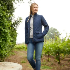 2023 Ariat Womens Woodside Jacket 10046060 - Navy Colour Navy -Ariat Shop 6588 202320Ariat20Womens20Woodside20Jacket201004606020 20Navy209.700x700