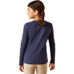 2023 Ariat Junior Love Long Sleeve T-Shirt 10046496 - Navy Heather -Ariat Shop 6591 202320Ariat20Junior20Love20Long20Sleeve20T Shirt201004649620 20Navy20Heather202.700x700