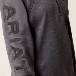 2023 Ariat Junior Tek Team 1/2 Zip Sweatshirt 10046608 - Ebony Grey -Ariat Shop 6593 202320Ariat20Junior20Tek20Team201220Zip20Sweatshirt201004660820 20Ebony20Grey20205.700x700