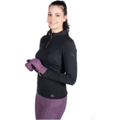 2023 HKM Womens Arctic Bay Long Sleeve Functional Shirt 14268 - Black -Ariat Shop 6655 202320HKM20Womens20Arctic20Bay20Long20Sleeve20Functional20Shirt201426820 20Black203.700x700