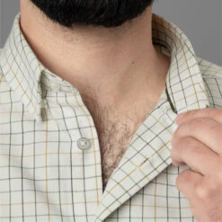 2023 Harkila Mens Allerston Long Sleeve Shirt 140114515 - Emerald Green / White -Ariat Shop 6688 202320Harkila20Mens20Allerston20Long20Sleeve20Shirt2014011451520 20Emerald20Green2020White20Close20Up205.700x700