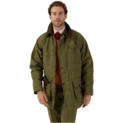 2023 Alan Paine Mens Rutland Tweed Waterproof Shotting Coat RUTGCOT - Dark Moss Colour Dark Moss -Ariat Shop 6962 202320Alan20Paine20Mens20Rutland20Tweed20Waterproof20Shotting20Coat20RUTGCOT20 20Dark20Moss202.700x700