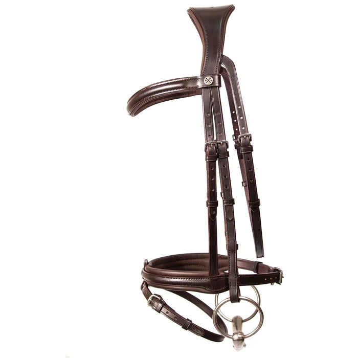 2023 Henry James Saddlery Comfort Flash Bridle HJ-BR-02 - Havana Brown Colour Havana Brown 2 2023 Henry James Saddlery Comfort Flash Bridle HJ-BR-02 - Havana Brown Colour Havana Brown - Image 2